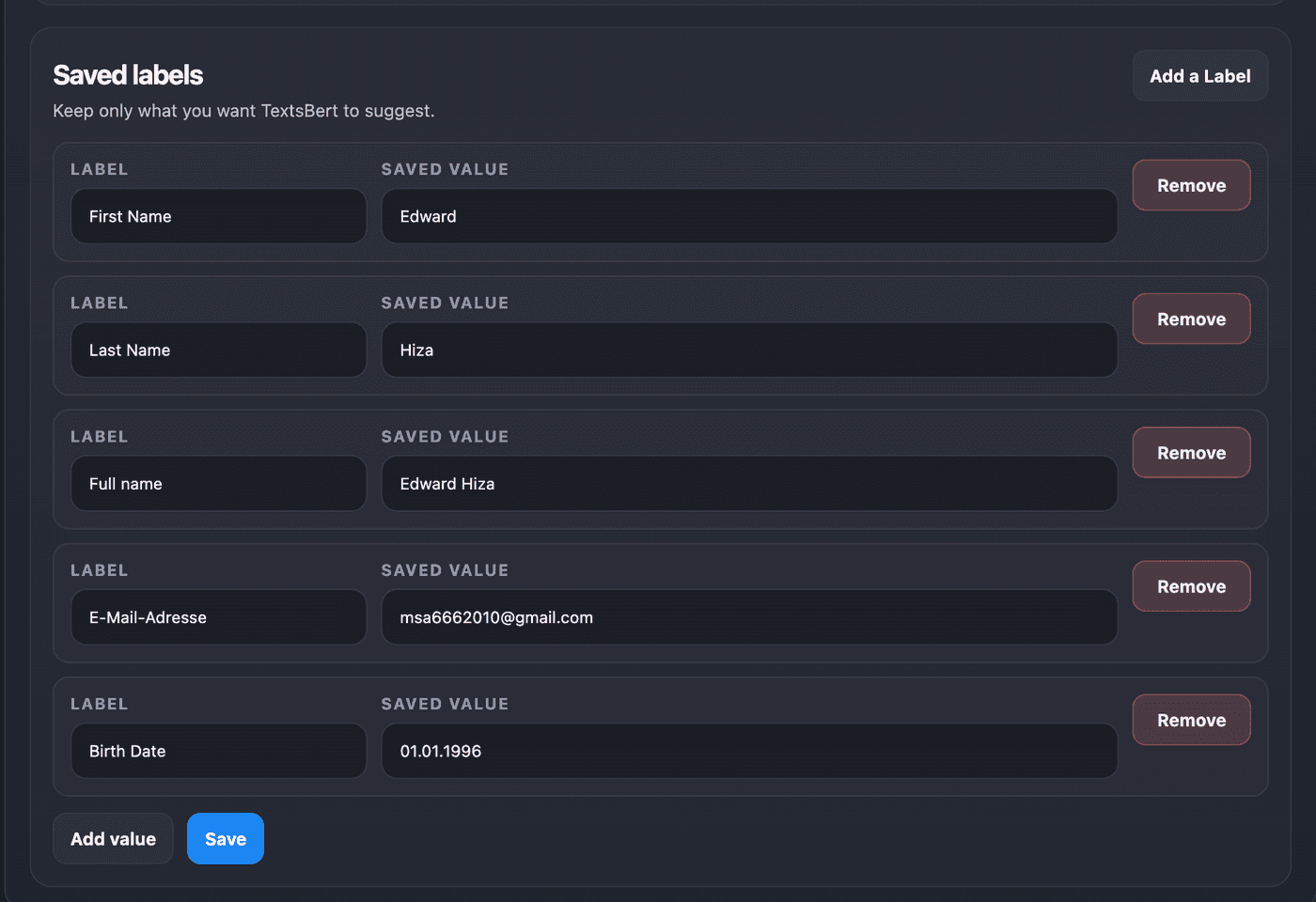 Revisión, exportación y portabilidad