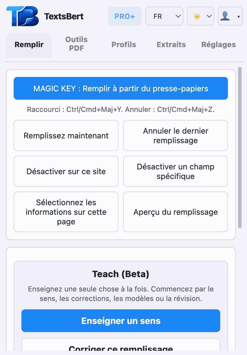 Le contrôle final laisse la dernière action à l’utilisateur.