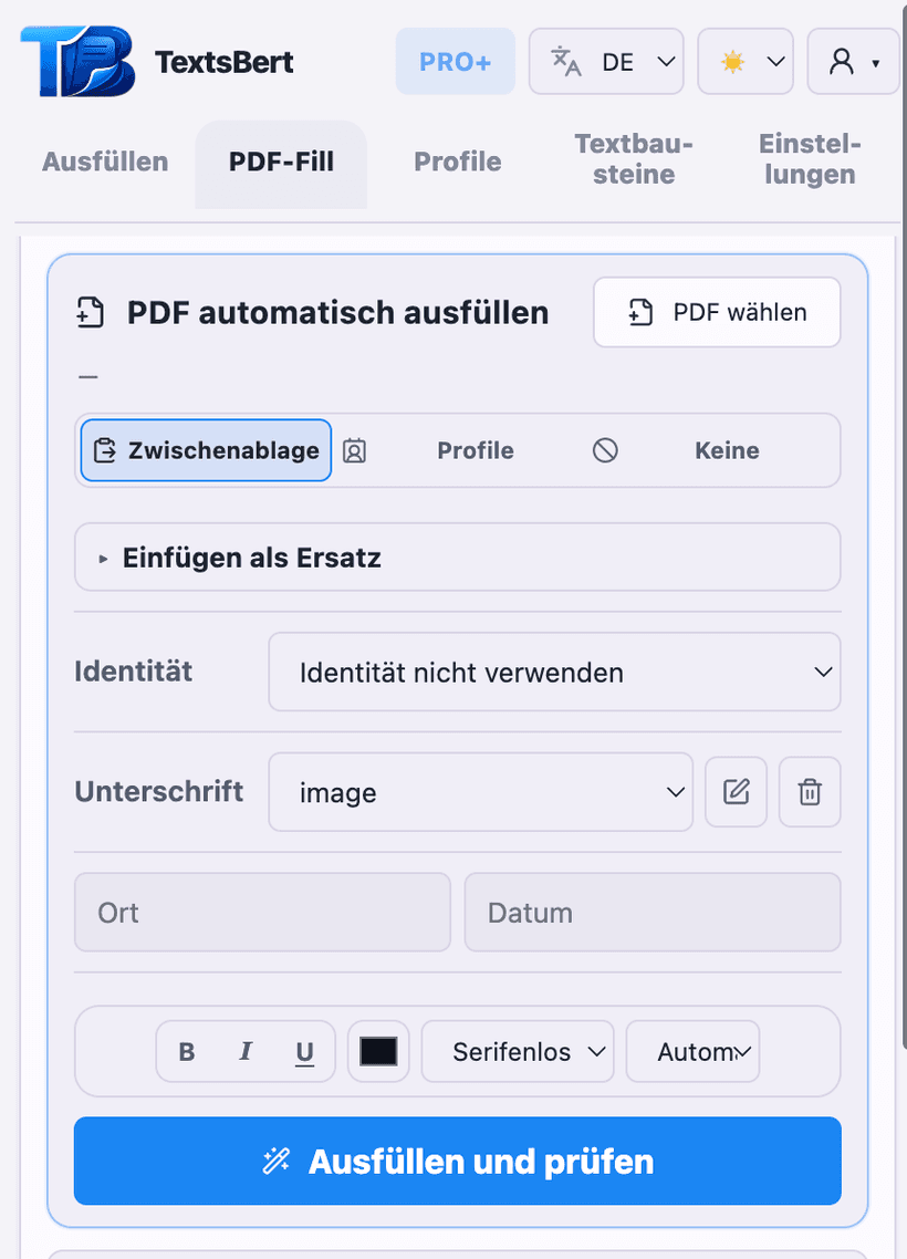 Schützen und steuern