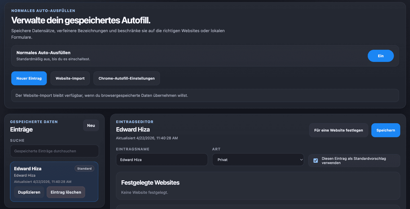 Verschlüsseltes Sync hält das Setup zusammen, ohne den Ablauf an sich zu übernehmen.