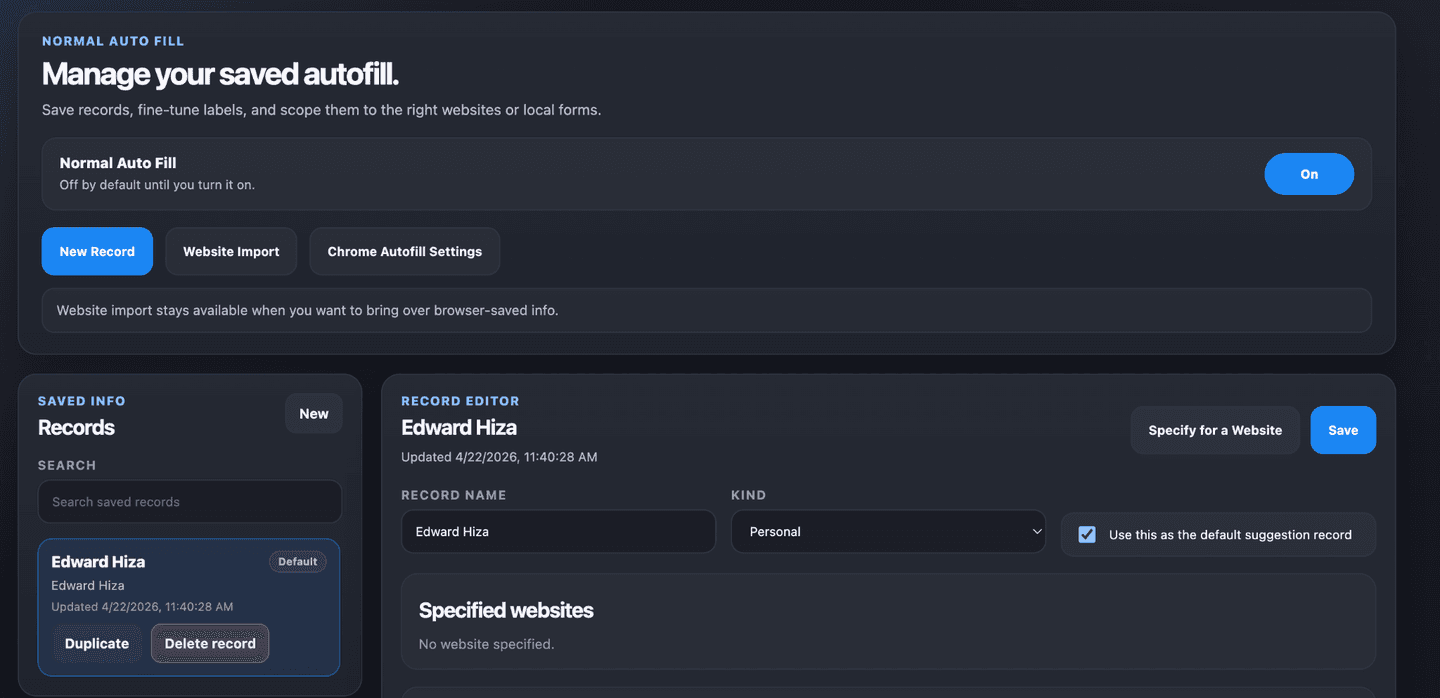 Encrypted Sync keeps the setup together without taking over the workflow.